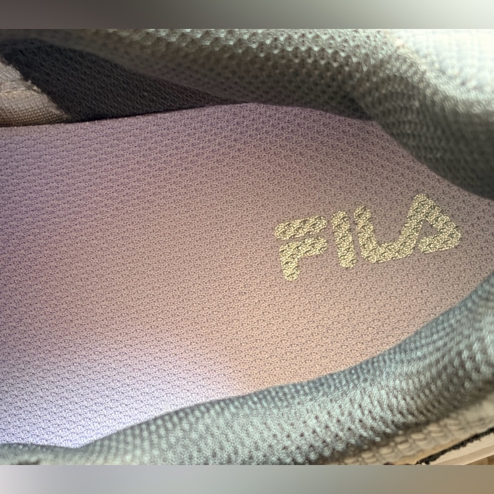Fila Envision Women's Gray White Lavender Athletic Sneakers 7.5 - Picture 10 of 11